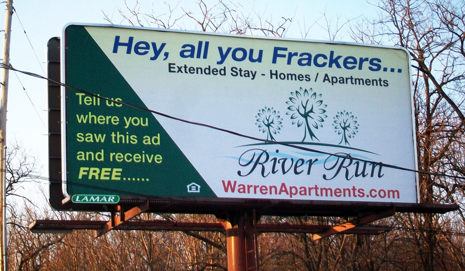 Trumbull County fracking  industry